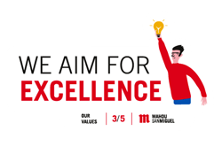 We aim for excellence