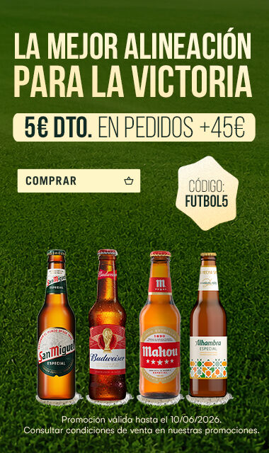 Disfruta de nuestros 5&euro; de descuento con el cup&oacute;n FUTBOL5