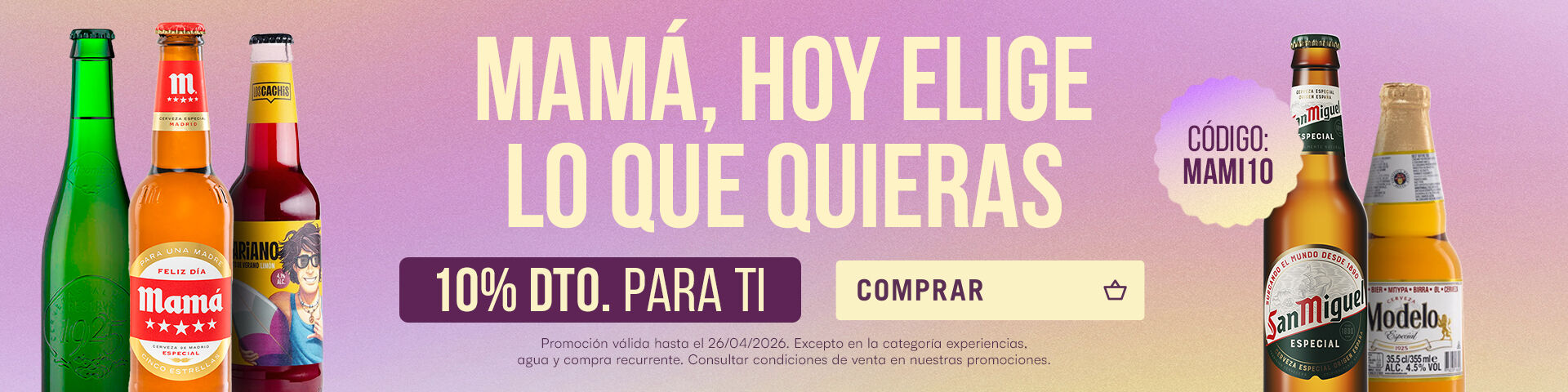 Celebra el D&iacute;a de la Madre con la mejor promo