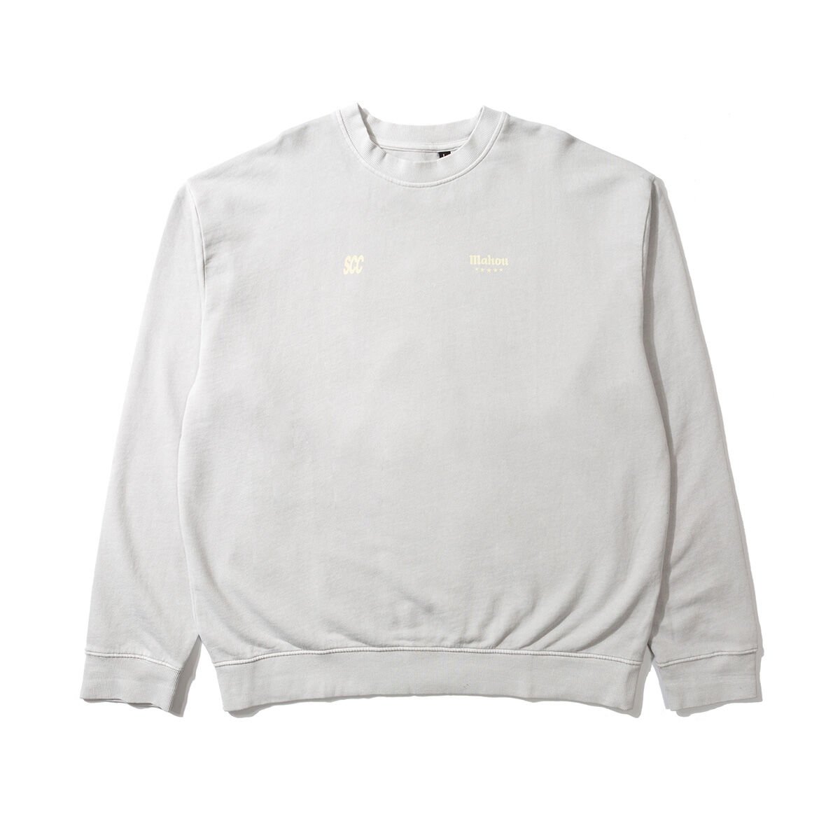 Sudadera Mahou x Secco A toast gris roto