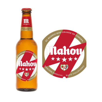 Mahou Cinco Estrellas Edici&oacute;n Limitada Rayo Vallecano de Madrid