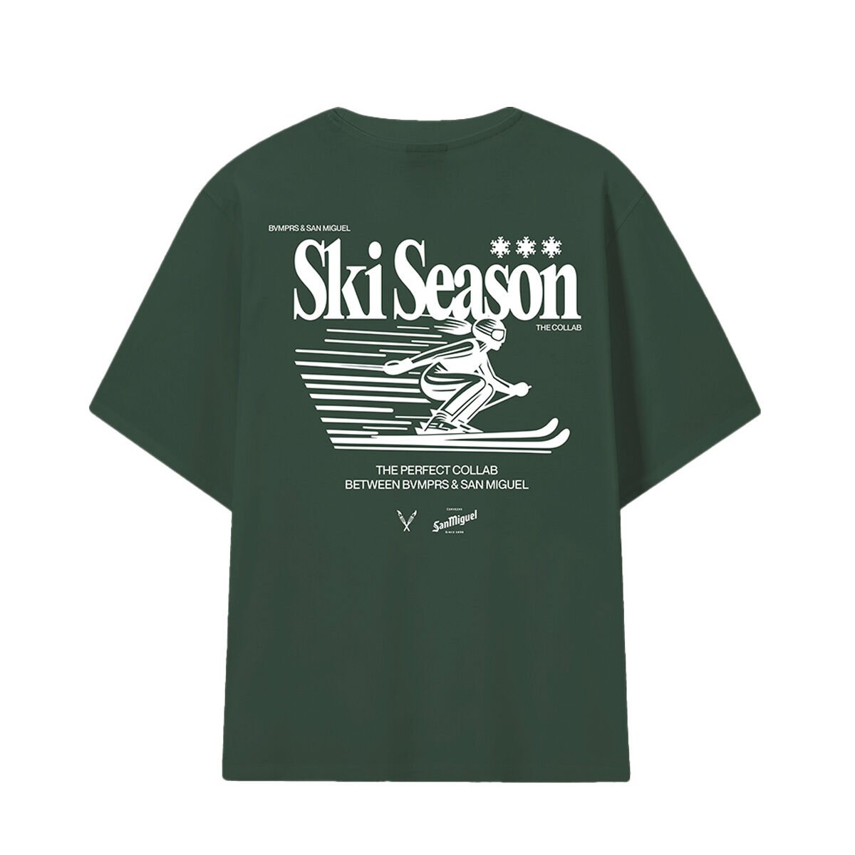 Camiseta manga corta Bvmprs x San Miguel verde