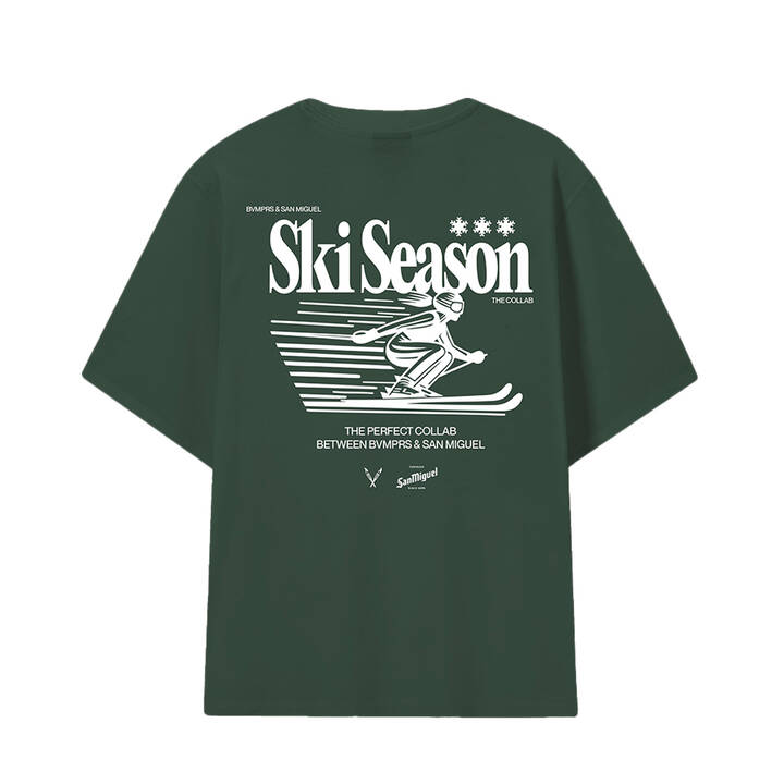 Camiseta manga corta Bvmprs x San Miguel verde