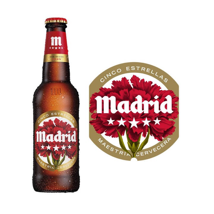 Mahou Cinco Estrellas Etiqueta San Isidro
