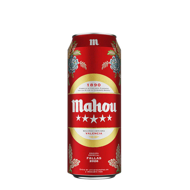 Mahou Cinco Estrellas Edici&oacute;n Especial Fallas 2026