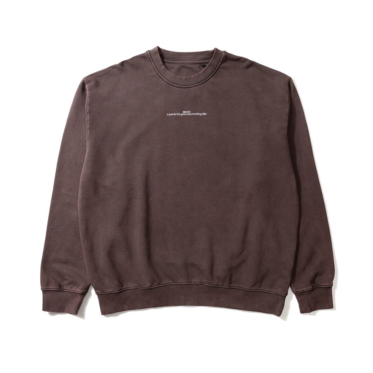 Sudadera Mahou x Secco A toast marr&oacute;n