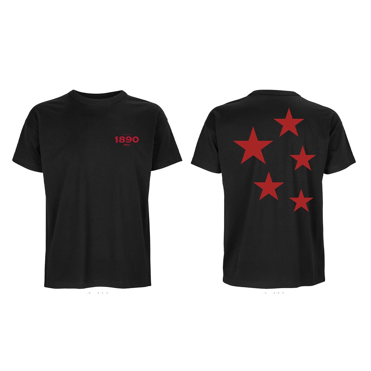 Camiseta Estrellas Oversize Negra