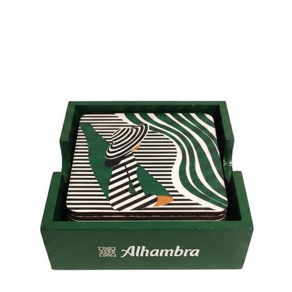 Set posavasos Cervezas Alhambra x Paul Thurlby
