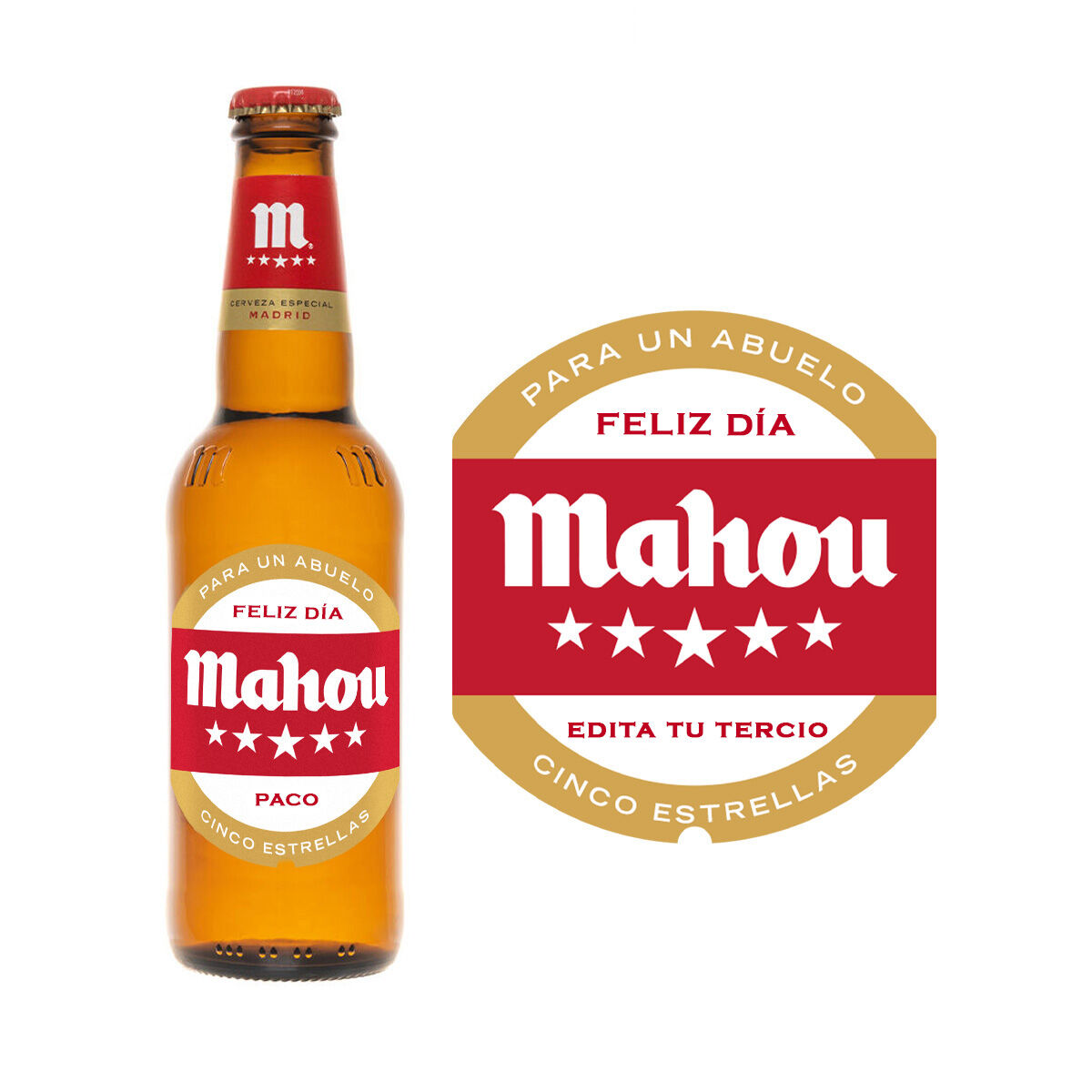 Mahou Cinco Estrellas Edici&oacute;n Limitada Abuelo