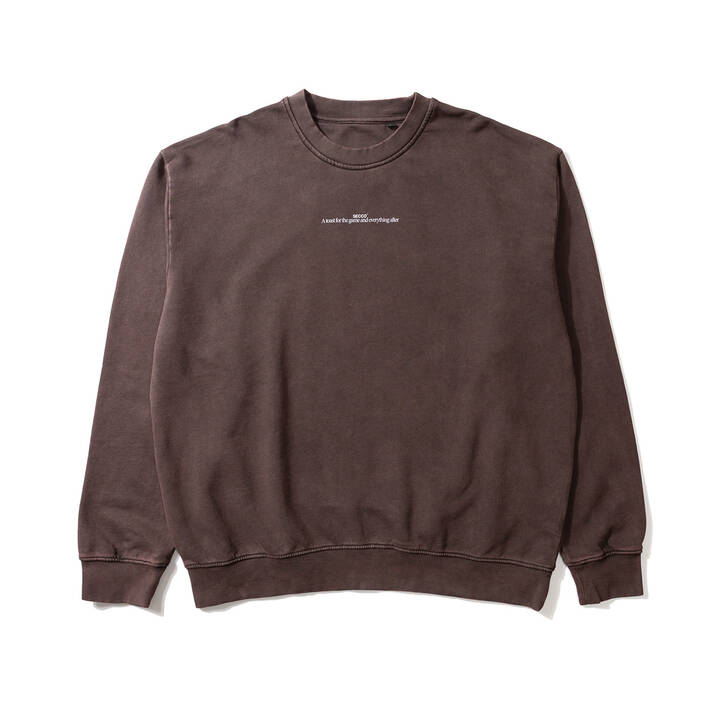 Sudadera Mahou x Secco A toast marr&oacute;n lavado
