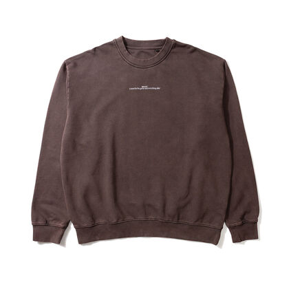 Sudadera Mahou x Secco A toast marr&oacute;n lavado