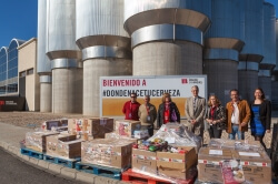 Mahou San Miguel entrega más de 4.000 Kg de comida al Banco de Alimentos de Guadalajara