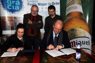 Firma acuerdo MSM Fundació Festa Major de Gràcia