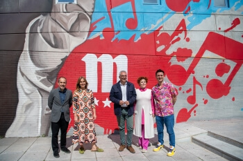 Mahou San Miguel impulsa la realización del mural más grande de Madrid en el Palacio Vistalegre