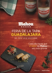 Mahou San Miguel inaugura la  Feria de la Tapa de Guadalajara