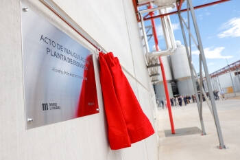 Mahou San Miguel inaugura la planta de biomasa de su fábrica de Alovera