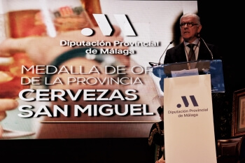 Mahou San Miguel  recibe la Medalla de Oro de la Provincia de Málaga
