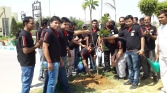Voluntarios de Mahou San Miguel en India plantando árboles