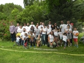 Grupo de voluntarios de Mahou San Miguel en Madrid