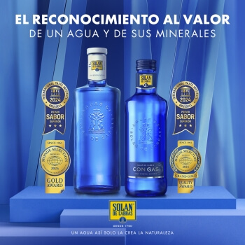 Solán de Cabras revalida su reconocimiento internacional gracias a su calidad y sabor